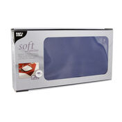 Napperon SOFT non woven blauw 80 x 80 cm  232x176