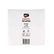 Servetten 1lgs 1/4 vouw papier 33 cm  232x176