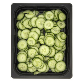 Komkommer gesneden schijfjes 3 mm  261x261