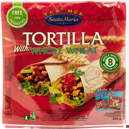 Wrap tortilla volkoren  261x261